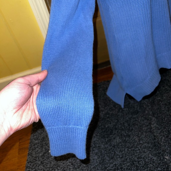 Loft Chunky Knit Blue Pullover Sweater Size S - Picture 11 of 13